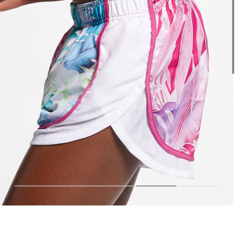 Nile Tempo Running Shorts pink white XS - Picture 2 of 11